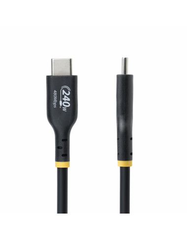 StarTech.com Cavo di Ricarica USB-C da 4m, cavo USB-C certificato USB-IF, 240W PD EPR, cavo trasferimento dati USB 2.0 Tipo-C pe