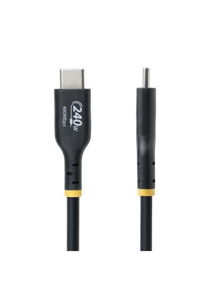 StarTech.com Cavo di Ricarica USB-C da 4m, cavo USB-C certificato USB-IF, 240W PD EPR, cavo trasferimento dati USB 2.0 Tipo-C pe
