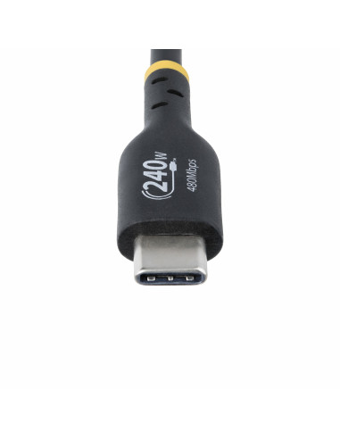 StarTech.com Cavo di Ricarica USB-C da 4m, cavo USB-C certificato USB-IF, 240W PD EPR, cavo trasferimento dati USB 2.0 Tipo-C pe