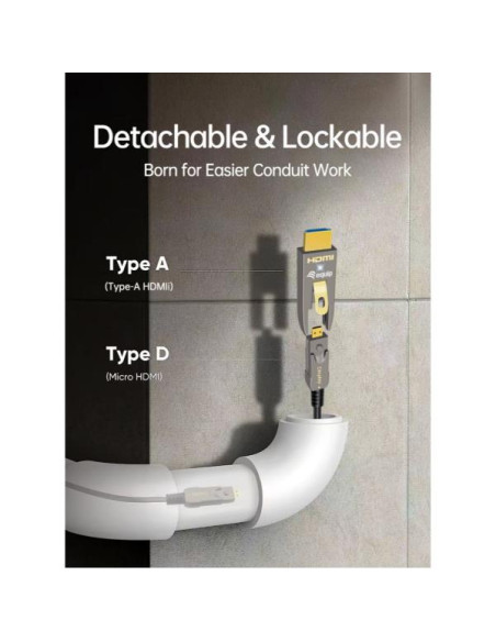 HDMI 2.1 DETACHABLE TYPE D+A AOC 20