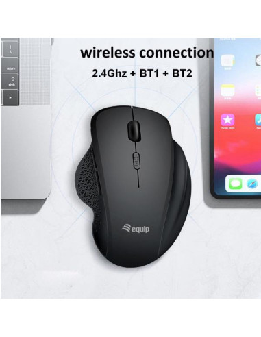 ERGONOMIC 2.4G + DUAL BLUETOOTH REC
