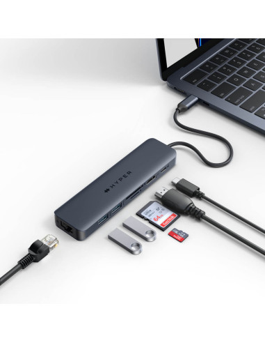 Targus HD4003GL replicatore di porte e docking station per laptop USB tipo-C Blu