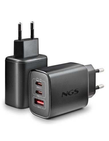 NGS ERA 65W BLACK Universale Nero AC Ricarica rapida Interno