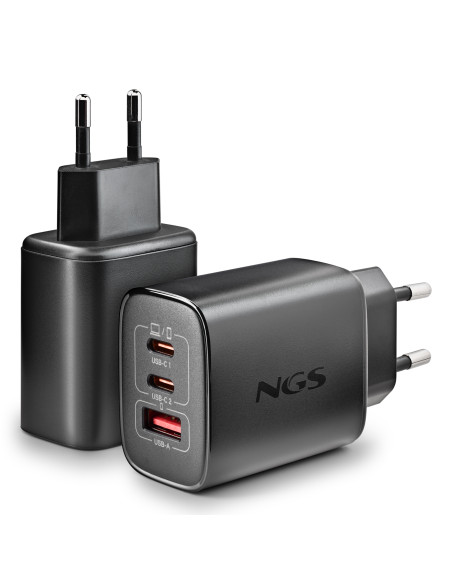 NGS ERA 65W BLACK Universale Nero AC Ricarica rapida Interno