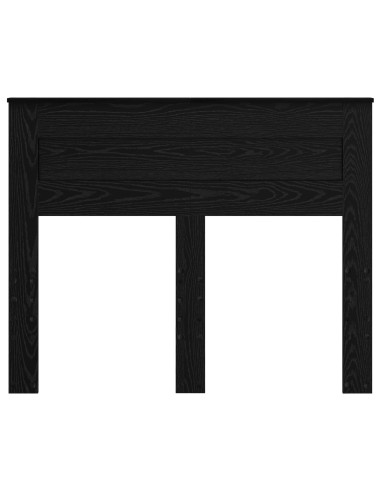 Testiera con testiera Rovere Nero 120 cm Legno multistrato