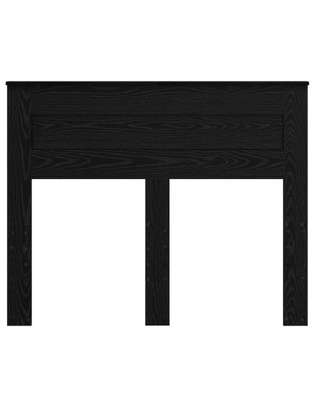 Testiera con testiera Rovere Nero 120 cm Legno multistrato