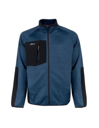 FELPA FULL ZIP HULL DEEP BLUE - XL