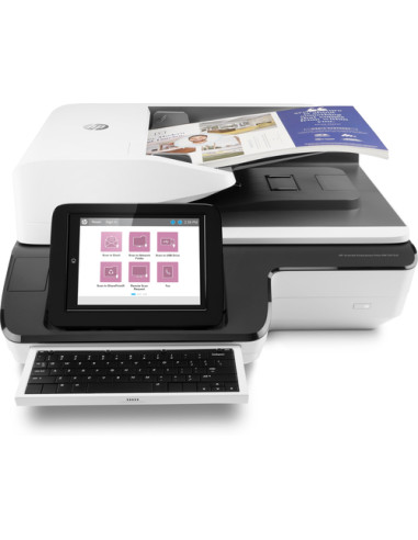 HP Scanjet Enterprise Flow N9120 fn2 Scanner a piano e ADF 600 x 600 DPI A3 Nero, Bianco