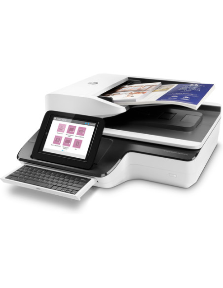 HP Scanjet Enterprise Flow N9120 fn2 Scanner a piano e ADF 600 x 600 DPI A3 Nero, Bianco