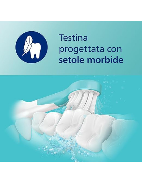 Philips Sonicare For Kids Spazzolino Elettrico Sonico Azzurro HX6322/04