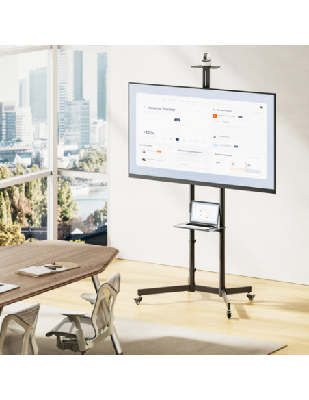 Equip 650636 Supporto TV a parete 177,8 cm (70") Nero