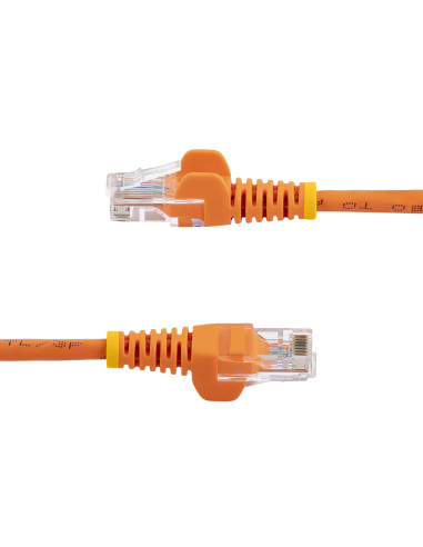 StarTech.com Cavo di rete CAT 5e - Cavo Patch Ethernet RJ45 UTP Arancio da 3m antigroviglio