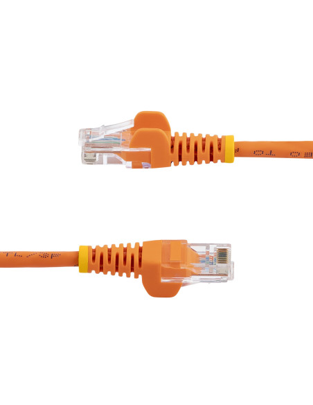 StarTech.com Cavo di rete CAT 5e - Cavo Patch Ethernet RJ45 UTP Arancio da 3m antigroviglio