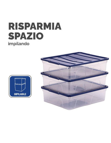 CONTENITORE PLASTICA COPERCHIO 12L