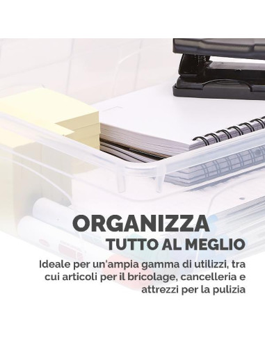 CONTENITORE PLASTICA COPERCHIO 12L