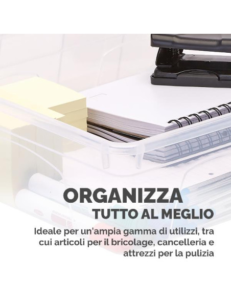 CONTENITORE PLASTICA COPERCHIO 12L