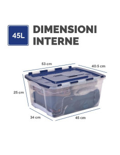 CONTENITORE CON CERNIERA 45L 2