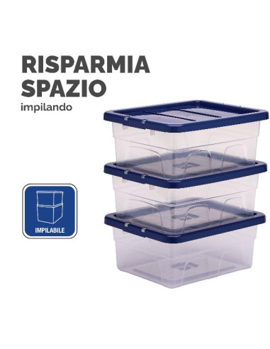 CONTENITORE PLASTICA COPERCHIO 15L