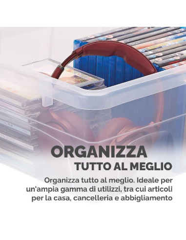 CONTENITORE PLASTICA COPERCHIO 15L