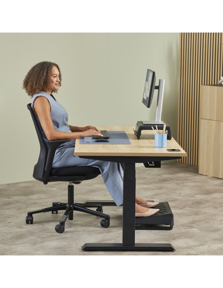 Fellowes Breyta poggiapolso Silicone Azzurro