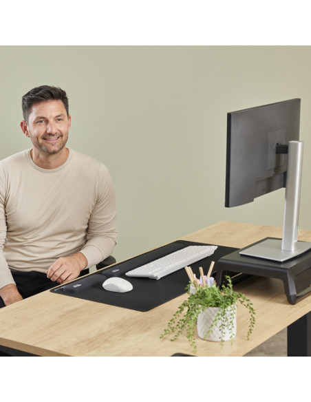 Fellowes Breyta poggiapolso Silicone Nero