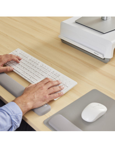 Fellowes Breyta poggiapolso Silicone Grigio