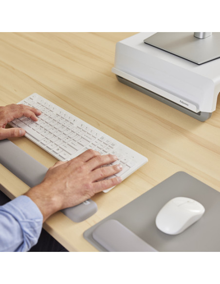 Fellowes Breyta poggiapolso Silicone Grigio
