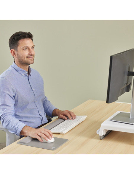 Fellowes Breyta poggiapolso Silicone Grigio