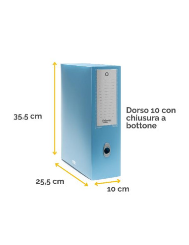 SCATOLA PROGETTO HOLOS D10 AZZURRO