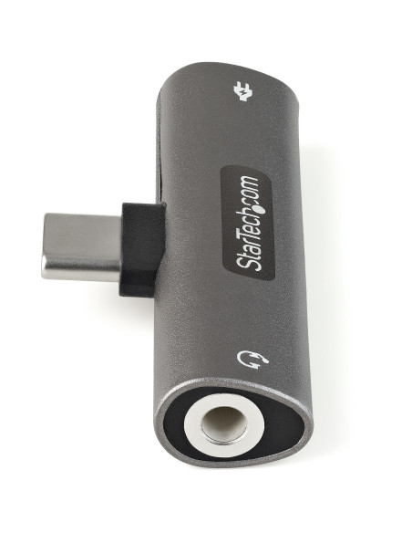 StarTech.com Adattatore USB C Jack audio - Caricatore USB-C e Adattatore cuffie /spinotto audio 3.5mm. Caricabatterie USB Type-C