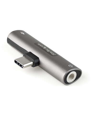 StarTech.com Adattatore USB C Jack audio - Caricatore USB-C e Adattatore cuffie /spinotto audio 3.5mm. Caricabatterie USB Type-C