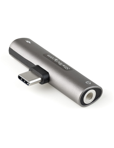 StarTech.com Adattatore USB C Jack audio - Caricatore USB-C e Adattatore cuffie /spinotto audio 3.5mm. Caricabatterie USB Type-C