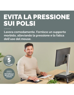 Fellowes Breyta 100142555 tappetino per mouse Nero 2