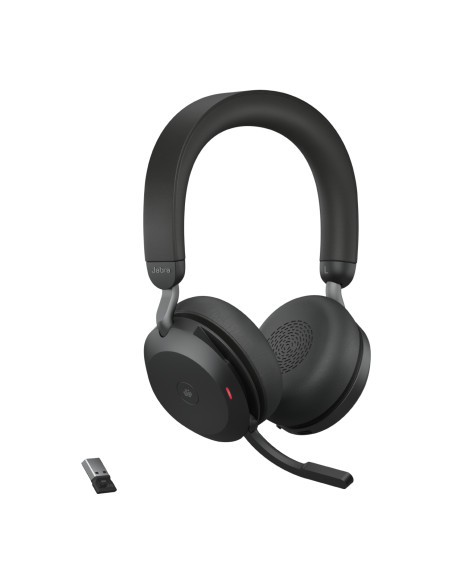 Jabra Evolve2 75 Auricolare Wireless A Padiglione Ufficio Bluetooth Base di ricarica Nero