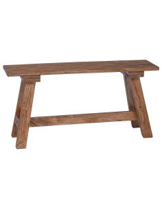 panchina Naturale 92 x 23,5 x 45,5 cm Legno massello di mogano 2