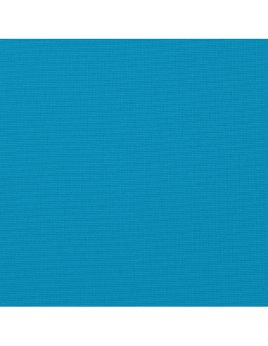 Cuscino Rotondo Blu Chiaro Ø 60x11 cm in Tessuto Oxford
