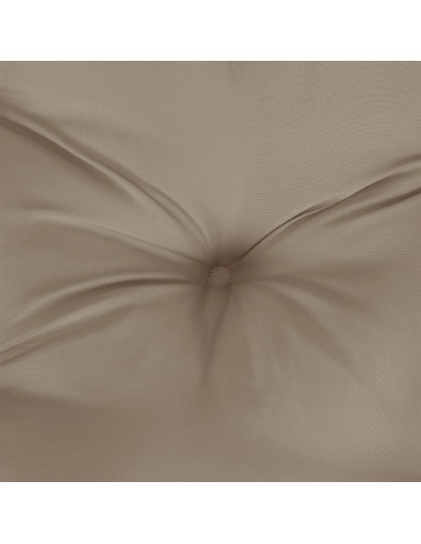 Cuscino Rotondo Tortora Ø 100x11 cm in Tessuto Oxford
