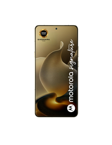 Motorola signature 17,2 cm (6.78") Doppia SIM Android 16.0 5G USB tipo-C 16 GB 512 GB 5200 mAh Oro