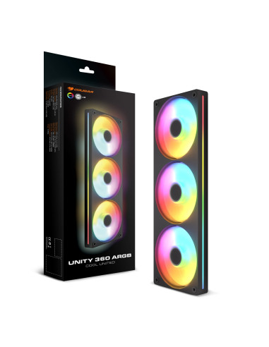 COUGAR CF-UN360RB-RGB Case per computer Ventilatore 12 cm Nero