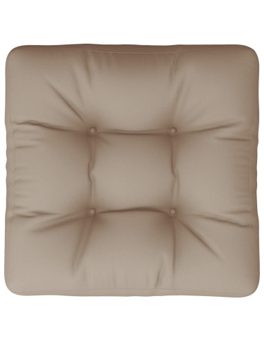 Cuscino per Pallet Tortora 60x61,5x10 cm in Tessuto