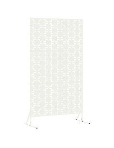 Schermo per Privacy Bianco 100 x 50 x 180 cm Acciaio 2