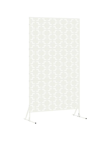 Schermo per Privacy Bianco 100 x 50 x 180 cm Acciaio