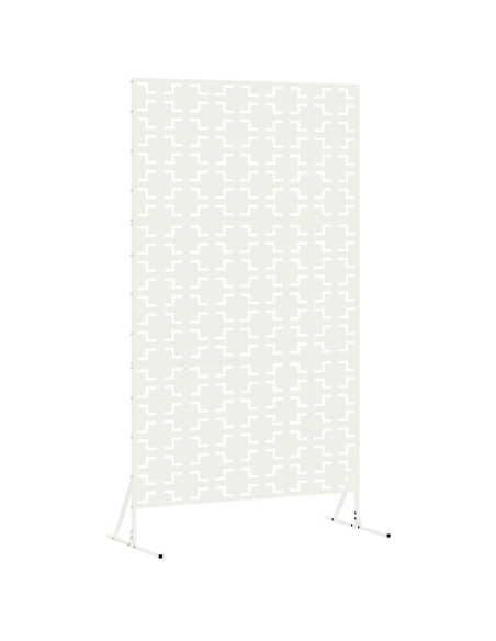 Schermo per Privacy Bianco 100 x 50 x 180 cm Acciaio