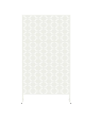 Schermo per Privacy Bianco 100 x 50 x 180 cm Acciaio
