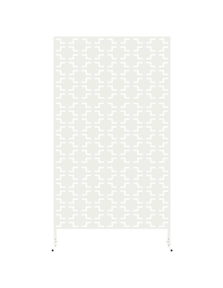 Schermo per Privacy Bianco 100 x 50 x 180 cm Acciaio