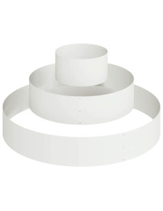 Vaso da giardino Bianco 120 x 120 x 20 cm 2
