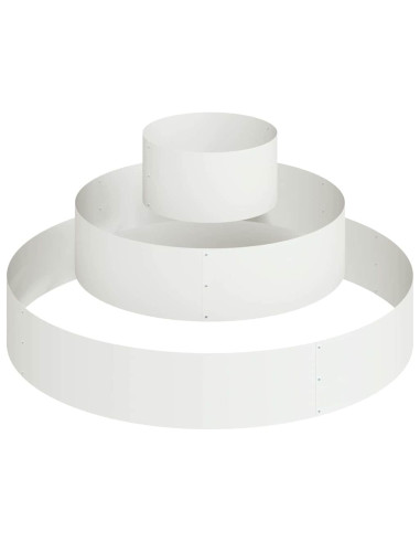 Vaso da giardino Bianco 120 x 120 x 20 cm