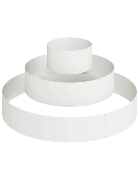 Vaso da giardino Bianco 120 x 120 x 20 cm