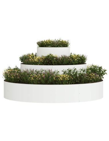 Vaso da giardino Bianco 120 x 120 x 20 cm
