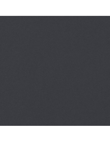 Cuscino Rotondo Nero Ø 60x11 cm in Tessuto Oxford